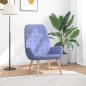 Preview: ARDEBO.de - Relaxsessel Jeansblau Stoff