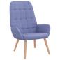 Preview: Relaxsessel Jeansblau Stoff
