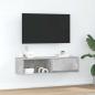 Preview: ARDEBO.de - TV-Schrank Betongrau 100x31x25,5 cm Holzwerkstoff