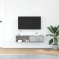 Preview: TV-Schrank Betongrau 100x31x25,5 cm Holzwerkstoff