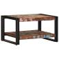 Preview: Couchtisch Mehrfarbig 70x50x38 cm Altholz Massivholz