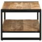 Preview: Couchtisch 90x50x38 cm Raues Massivholz Mango