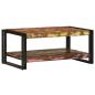 Preview: ARDEBO.de - Couchtisch Mehrfarbig 90x50x38 cm Altholz Massiv
