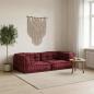 Preview: ARDEBO.de - 2-Sitzer-Modulsofa Kastanienbraun 140x70x36 cm Stoff
