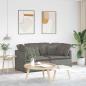 Preview: ARDEBO.de - Modulares Sofa mit Kissen Cordstoff Hellgrau