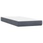 Preview: Boxspringbett mit Matratze Dunkelgrau 80x210 cm Samt