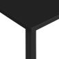 Preview: Computertisch Schwarz 105x50x72 cm MDF und Metall