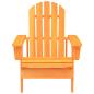 Preview: Adirondack-Gartenstuhl Massivholz Tanne Orange