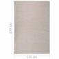 Preview: Outdoor-Teppich Flachgewebe 120x170 cm Hellgrau