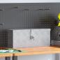Preview: ARDEBO.de - Aluminiumkiste 48,5 x 14 x 20 cm Silbern