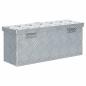 Preview: Aluminiumkiste 48,5 x 14 x 20 cm Silbern