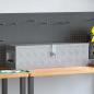Preview: ARDEBO.de - Aluminiumkiste 80,5×22×22 cm Silbern