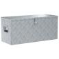 Preview: Aluminiumkiste 90,5×35×40 cm Silbern