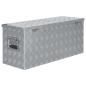 Preview: Aluminiumkiste 90,5×35×40 cm Silbern