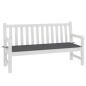 Preview: Gartenbank-Auflage Anthrazit 150x50x3 cm Oxford-Gewebe