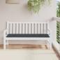 Preview: ARDEBO.de - Gartenbank-Auflage Schwarz 150x50x3 cm Oxford-Gewebe