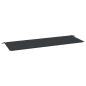 Preview: Gartenbank-Auflage Schwarz 150x50x3 cm Oxford-Gewebe