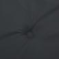 Preview: Gartenbank-Auflage Schwarz 150x50x3 cm Oxford-Gewebe