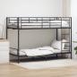 Preview: ARDEBO.de - Etagenbett Schwarz Metall 90?200 cm