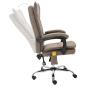 Preview: Massage-Bürostuhl Taupe Stoff
