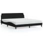Preview: Bettgestell Dover Schwarz 180x200 cm Stoff