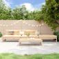 Preview: ARDEBO.de - 4-tlg. Garten-Lounge-Set Massivholz Kiefer