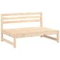 Preview: 4-tlg. Garten-Lounge-Set Massivholz Kiefer