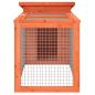 Preview: Kaninchenstall Braun 100,5x54x55 cm Massivholz Kiefer