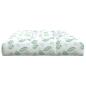 Preview: Palettenkissen Blattmuster 120x80x12 cm Stoff