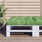 Preview: ARDEBO.de - Palettenkissen Blattmuster 80x80x12 cm Stoff
