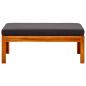 Preview: Gartenhocker 2 Stk. Massivholz Akazie