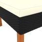 Preview: Ecksofas 2 Stk. Poly Rattan und Eukalyptus Massivholz