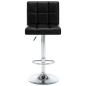 Preview: Barhocker 2 Stk. Schwarz Kunstleder