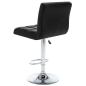 Preview: Barhocker 2 Stk. Schwarz Kunstleder