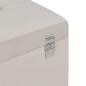 Preview: Bank mit Stauraum 80 cm Grau Samt