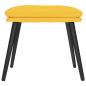 Preview: Fußhocker Senfgelb 45x29,5x35 cm Stoff