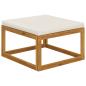 Preview: 6-tlg. Garten-Lounge-Set mit Auflagen Massivholz Akazie