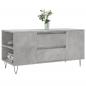 Preview: Couchtisch Betongrau 102x44,5x50 cm Holzwerkstoff