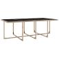 Preview: 13-tlg. Garten-Essgruppe mit Auflagen Poly Rattan Beige