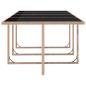 Preview: 13-tlg. Garten-Essgruppe mit Auflagen Poly Rattan Beige
