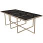 Preview: 13-tlg. Garten-Essgruppe mit Auflagen Poly Rattan Beige