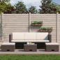 Preview: ARDEBO.de - 4-tlg. Garten-Lounge-Set mit Auflagen Poly Rattan Braun