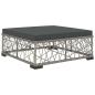 Preview: 6-tlg. Garten-Lounge-Set mit Kissen Poly Rattan Grau