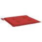 Preview: Gartenstuhl-Kissen 2 Stk. Rot 50x50x3 cm Oxford-Gewebe