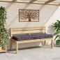Preview: Palettenkissen Baumwolle 120×80×10 cm Anthrazit