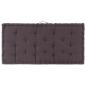 Preview: Palettenkissen Baumwolle 120×80×10 cm Anthrazit