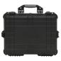 Preview: Flugkoffer Tragbar Schwarz 55x43x21 cm PP