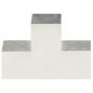 Preview: Pfostenverbinder T-Form Verzinktes Metall 101 x 101 mm