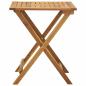 Preview: 3-tlg. Bistro-Set Klappbar mit Auflagen Massivholz Akazie