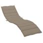 Preview: Sonnenliegen-Auflage Taupe 200x60x3 cm Oxford-Gewebe